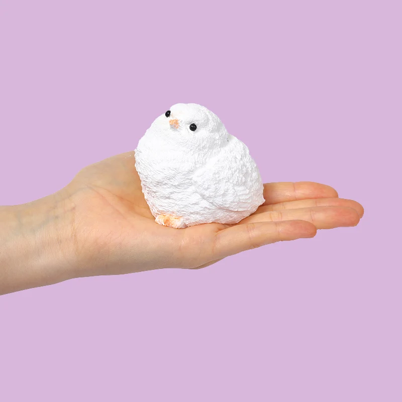 130g White Chicken Taba Squishy