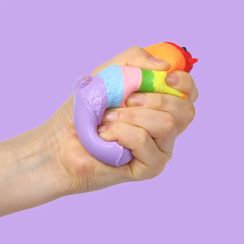 130g Rainbow Chicken Taba Squishy