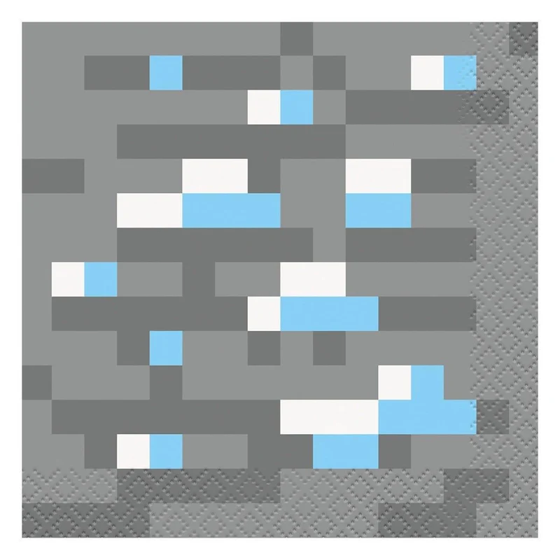 Minecraft beverage napkins, 16 per package