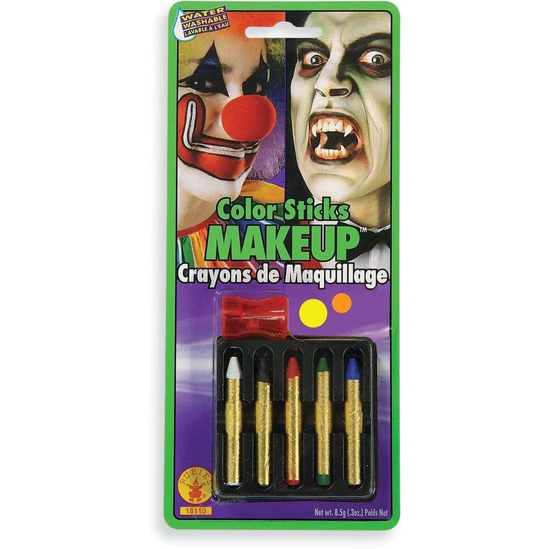 Color makeup sticks, 5 per package