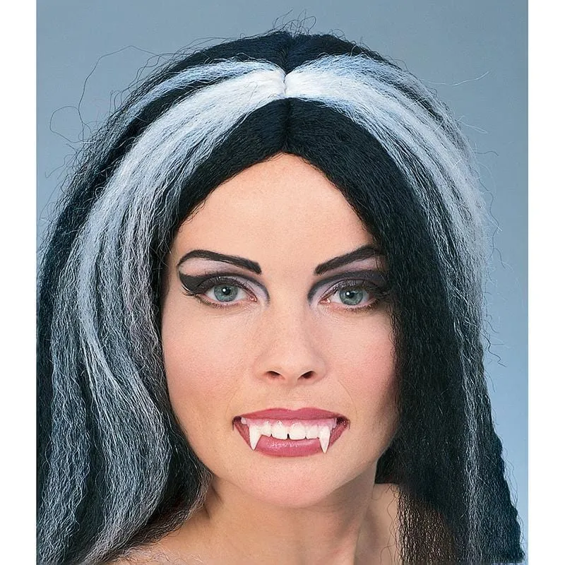 Stay-put vampire teeth