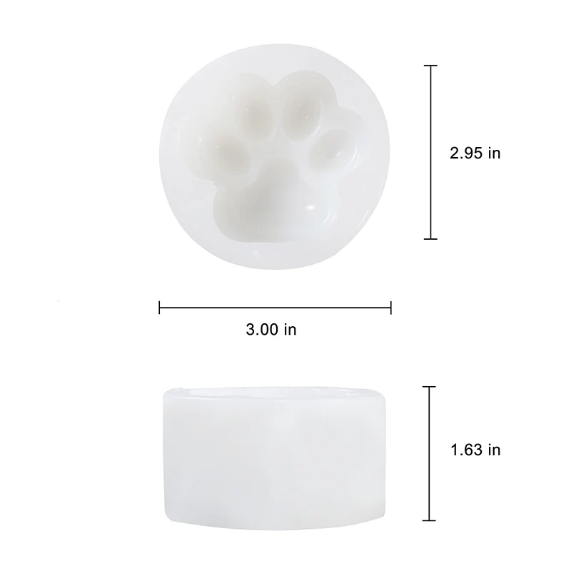 80g Cat Paw Squishy Mold