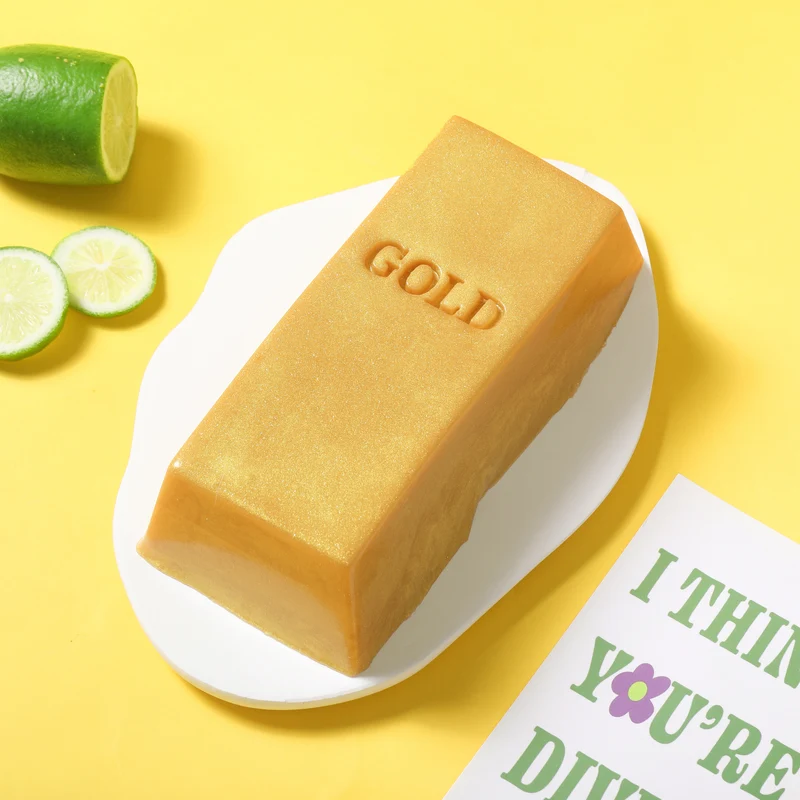 800g Gold Brick Squishy