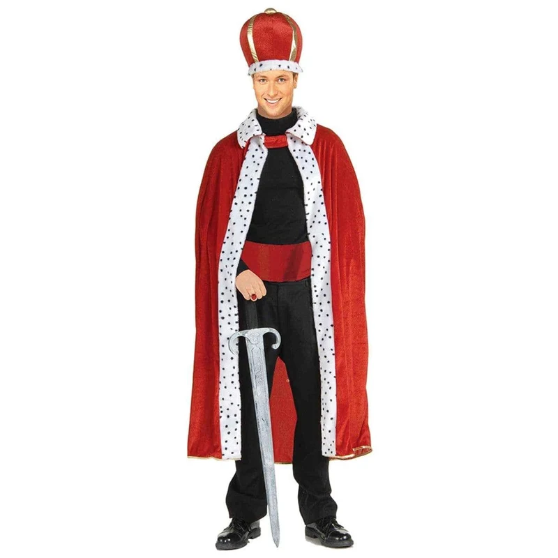Red king accessory set for men