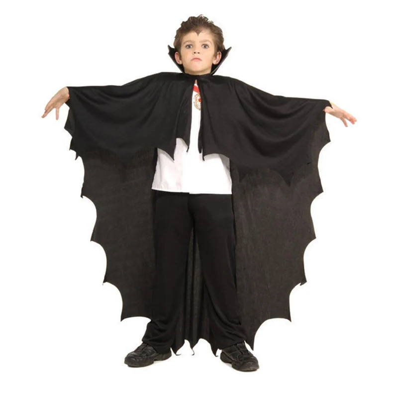 Black vampire cape for kids