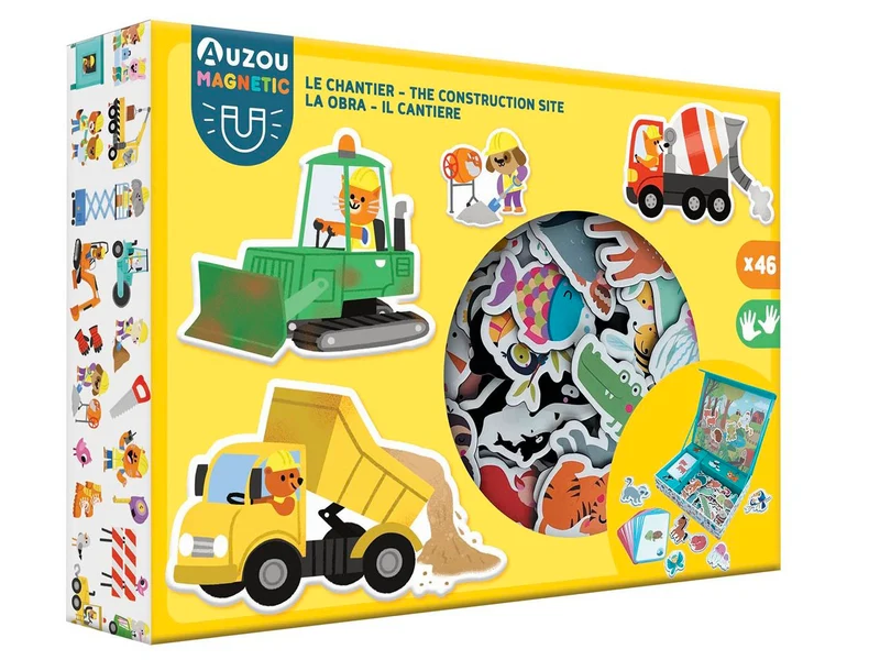 Coffret Aimanté - Le Chantier - Auzou