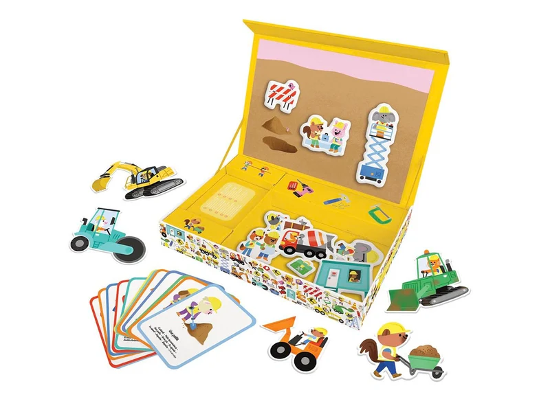 Coffret Aimanté - Le Chantier - Auzou