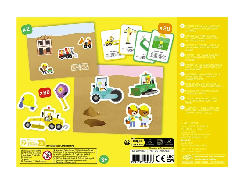 Coffret Aimanté - Le Chantier - Auzou
