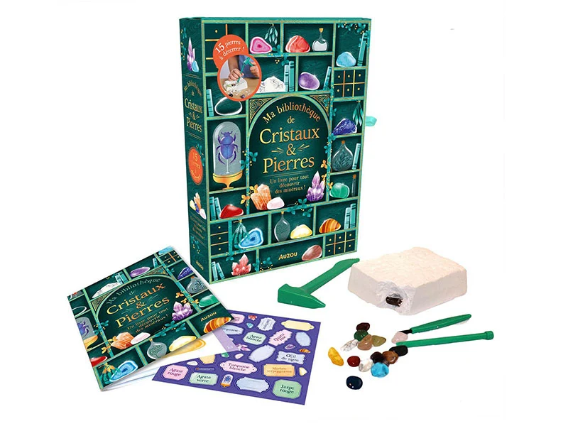 Ma Bibliothèque de Cristaux & Pierres - Auzou