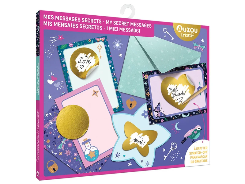 Pochettes Mes Messages Secrets - Auzou