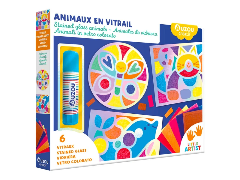 Animaux en Vitrail - Auzou