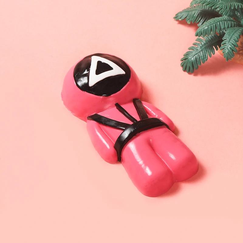 Pink Squid Game Guy Taba Squishy