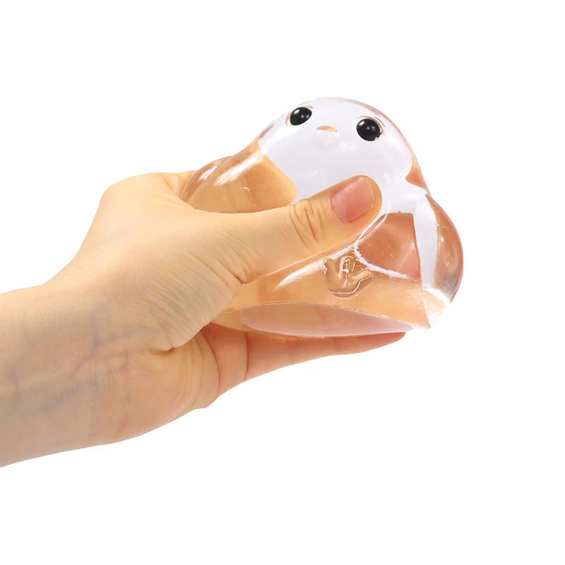 200g Crystal-clear Cute Chicken Taba Squishy