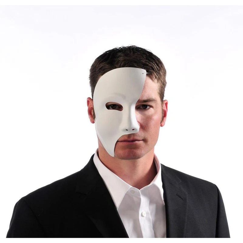 White phantom mask