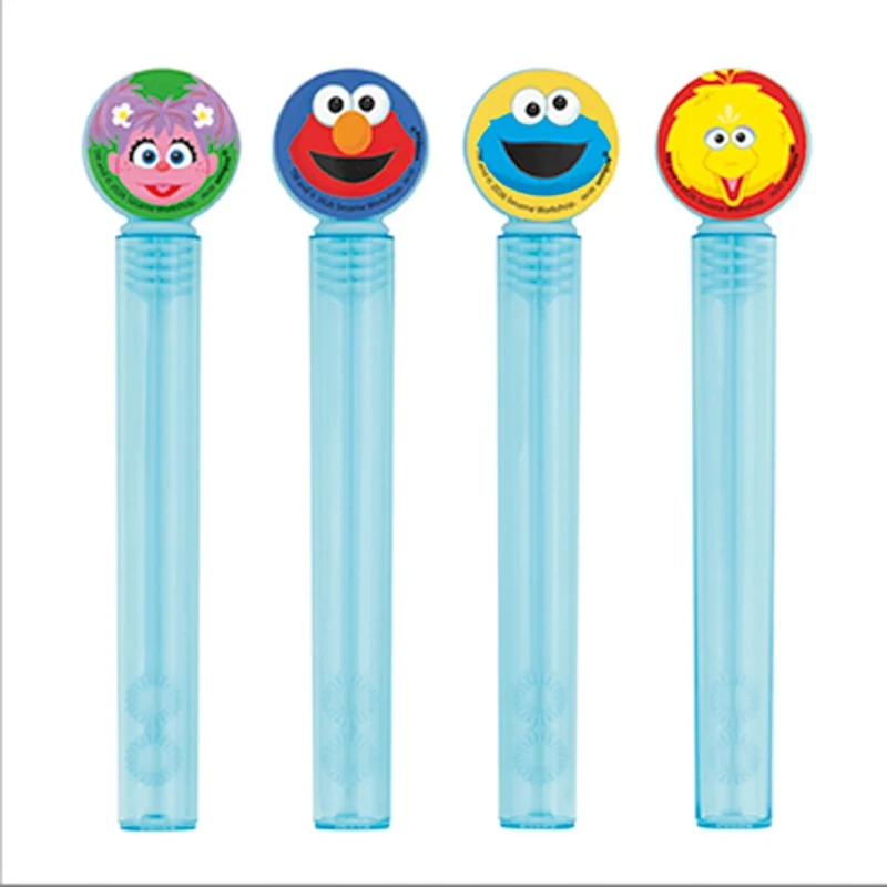 Sesame Street Birthday Party Bubble Tubes and Wands, 4 Count