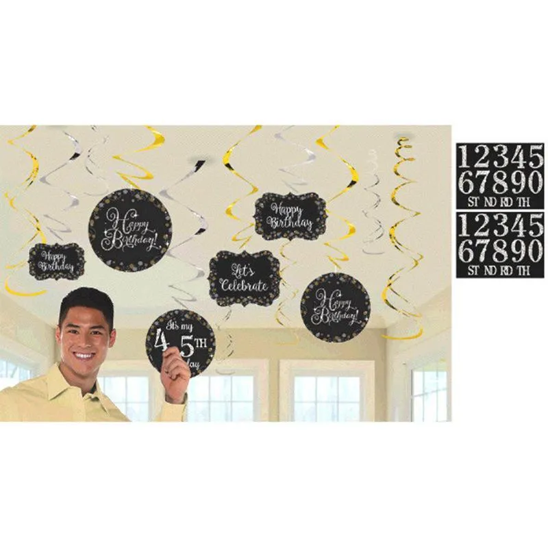 Custom Sparkling Celeb - Swirls 12/pkg