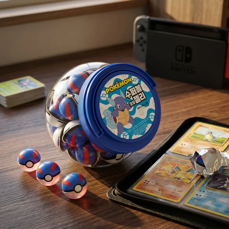 Pokemon Super Ball Shaped Jelly - 1 unité