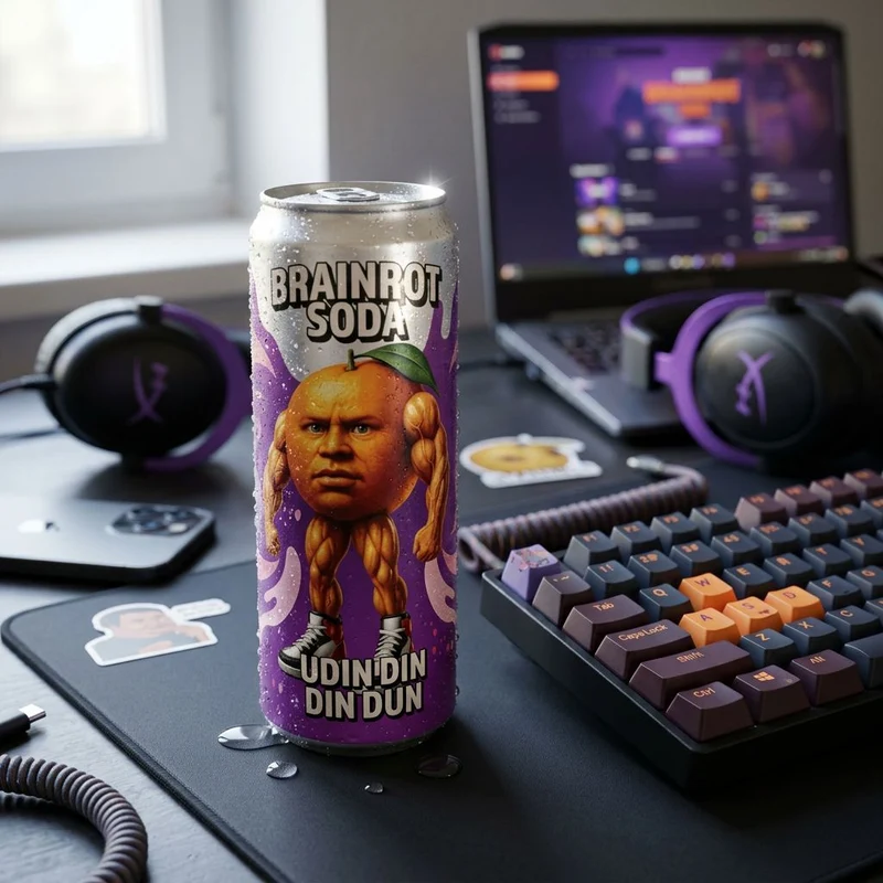 Brainrot Soda Udin Din Din Dun