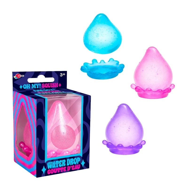 Oh My Squish Water Drop Squishy Toy, Assortment, 1 Count