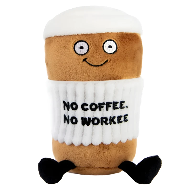 No Coffee No Workee Plushie