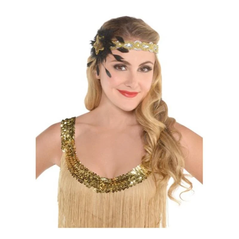 Glitz & Glam sequin headband for adults