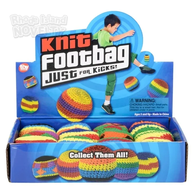Knit Footbag, Hacky Sack, Assortment, 1 Count