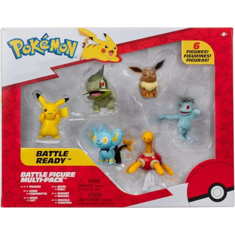 Pokémon Battle Figure Multi-Pack, 6 Count