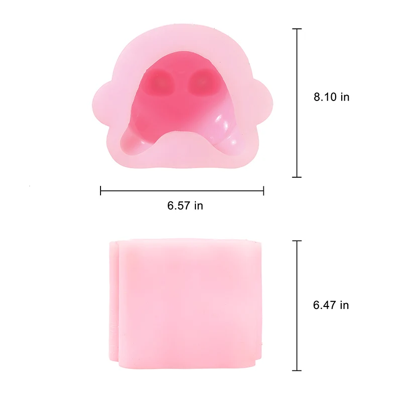 2100g Pig Squishy Mold