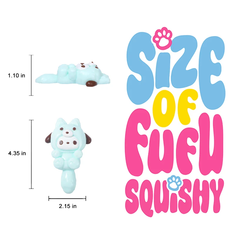 75g Cute Little Green Kitties Taba Squishy