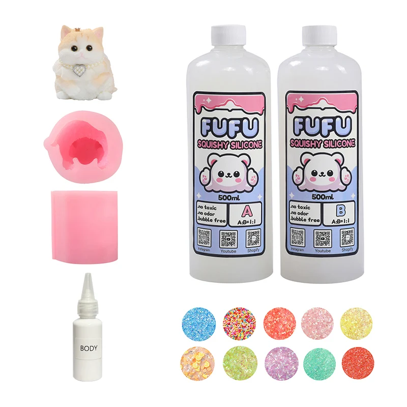 800g Giant Cat Squishy Mold