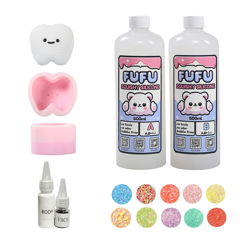 800g Tooth Squishy Mold