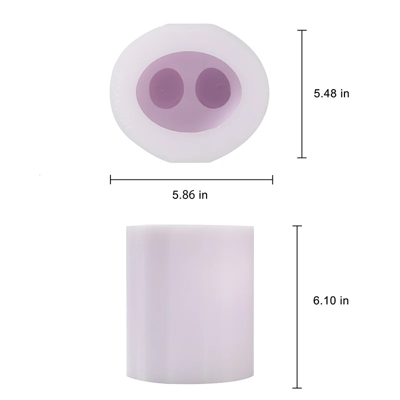 800g Giant Pou Squishy Mold