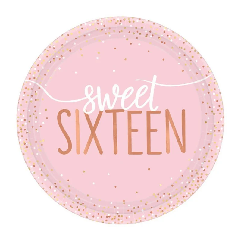 Blush Sixteen - Plates 7 In. 8/pkg