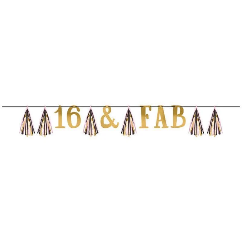 Blush Sixteen - Tassel Garland