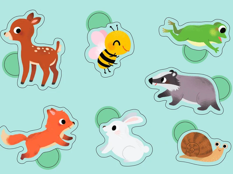 100 Gommettes Bebe Animaux - Auzou