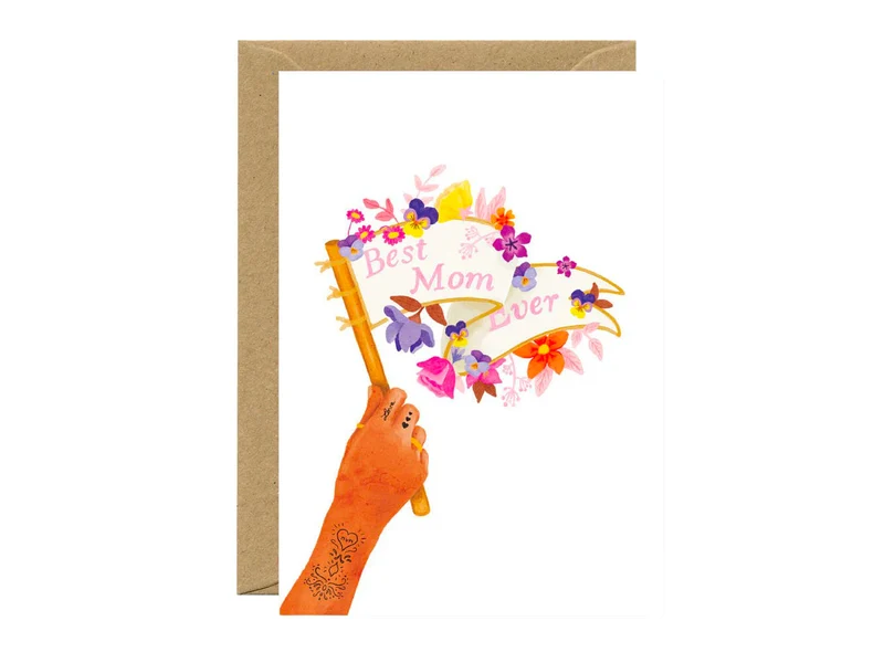 Carte de voeux Best Mom Ever - ATWS
