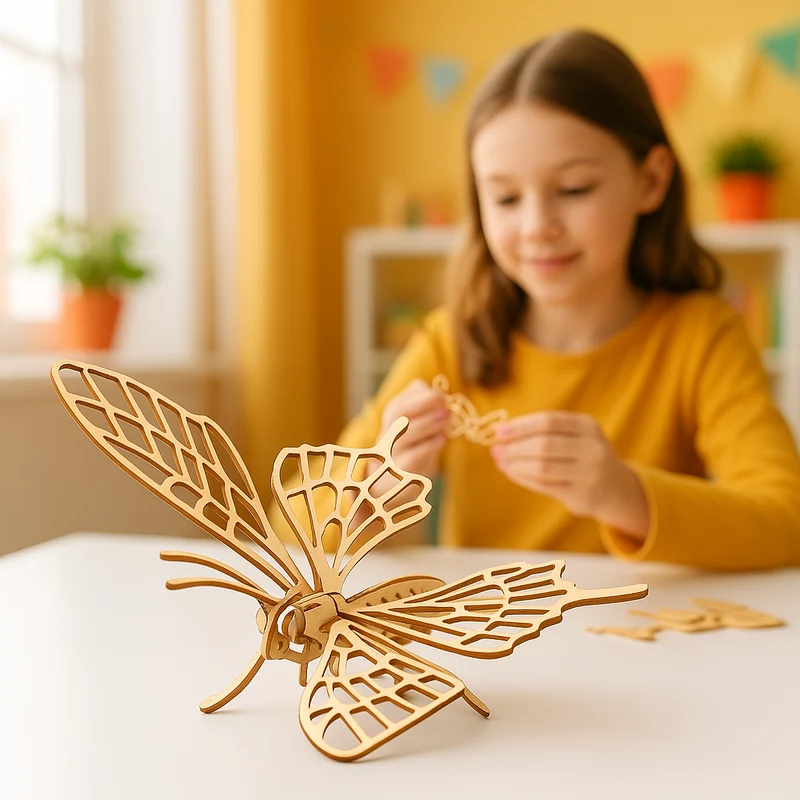 Puzzle 3D Bois – Insectes