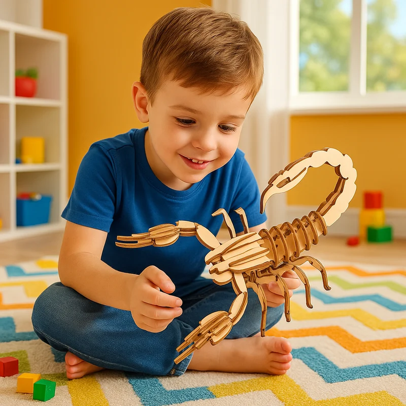 Puzzle 3D Bois – Insectes