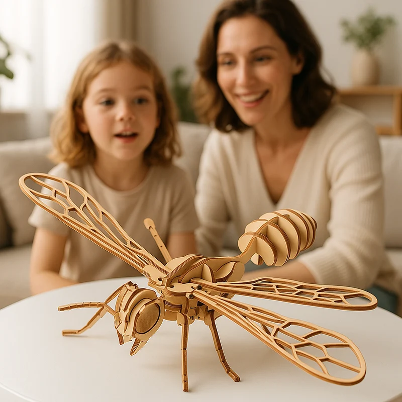 Puzzle 3D Bois – Insectes