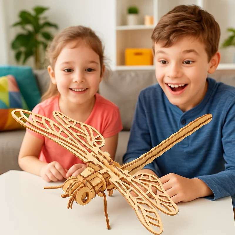 Puzzle 3D Bois – Insectes