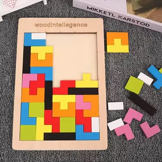 CASSE TETE EN BOIS – Tangram Rectangle