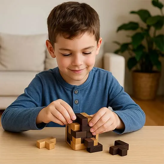 CASSE TETE EN BOIS – Cube 54 Pièces