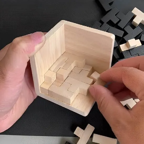 CASSE TETE EN BOIS – Cube 54 Pièces
