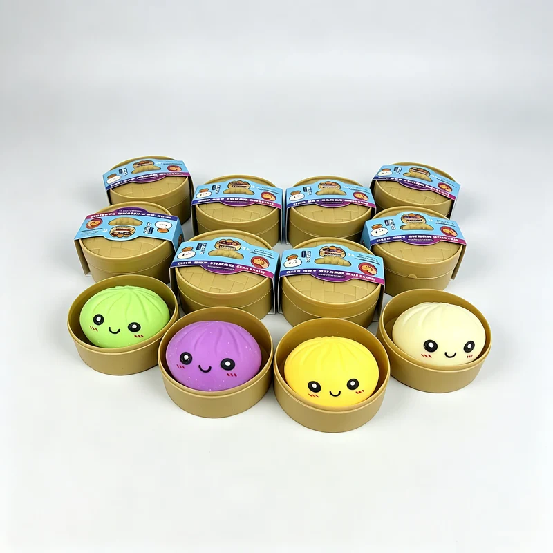 🥟 Blind Box Squishy Ravioli Coloré – Jouet Sensoriel Anti-Stress
