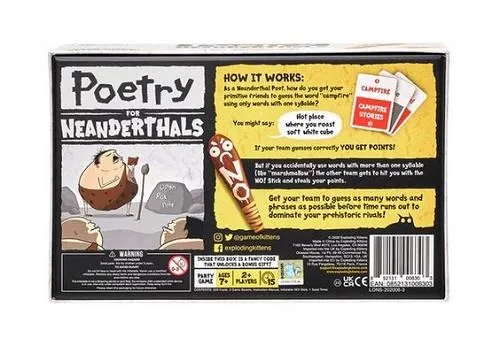 Poetry For Neanderthals