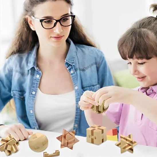 CASSE TETE EN BOIS – Coffret 9 Pièces