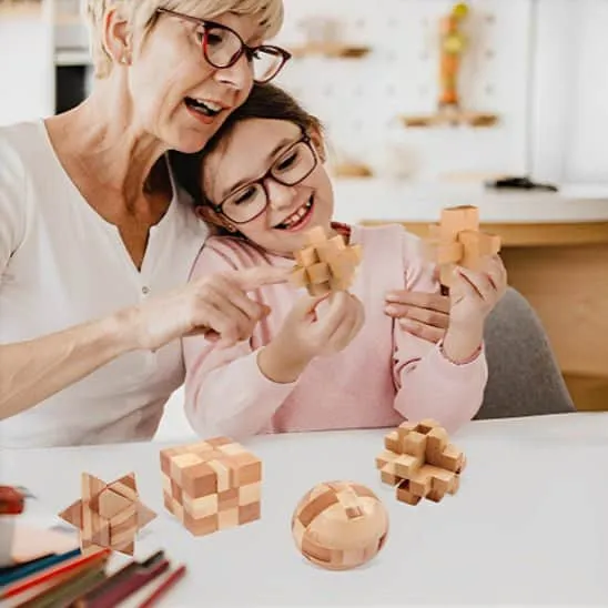 CASSE TETE EN BOIS – Coffret 9 Pièces