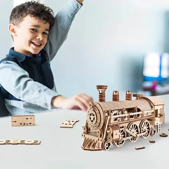 Puzzle 3D Bois – Locomotive