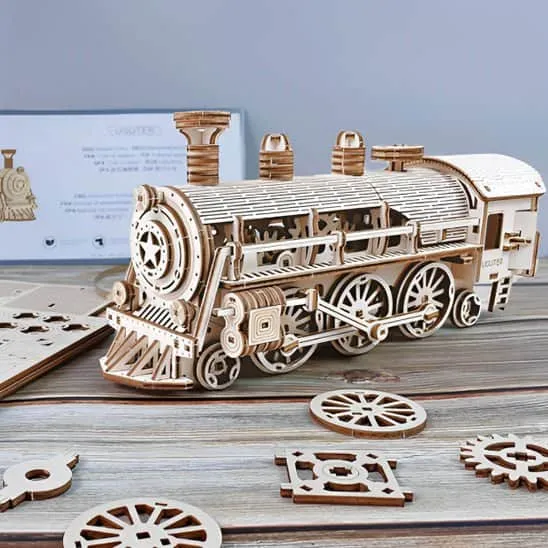 Puzzle 3D Bois – Locomotive