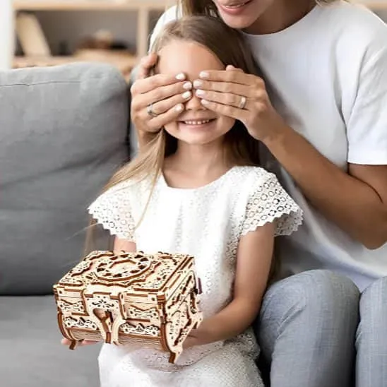 Puzzle 3D Bois – Boîte à Bijoux